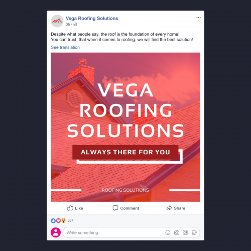 Vega Roofing Solutions Post 2