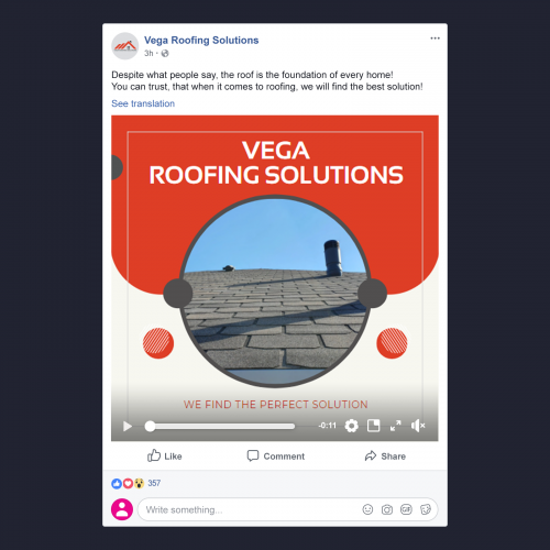 Vega Roofing Solutions Post 4